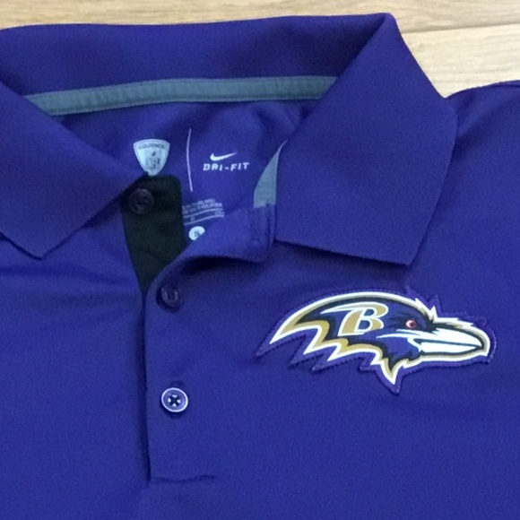 Baltimore Ravens NFL Nike Dri-Fit polo shirt size small - Picture 2 of 7